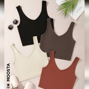 Shein Crop Top Tanks (All Colors)
